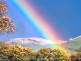 Even when it rained it was beautiful