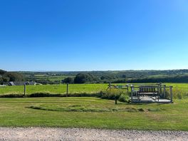 View from the serviced pitches