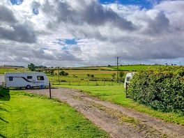 Track to the camping field