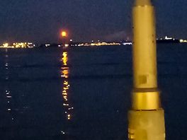 Vista su venezia dal camping