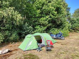 My little set up in the wildcamping area