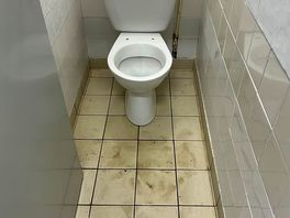 Voici les wc le matin avant notre départ à 10h