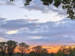 Evening sunset photo