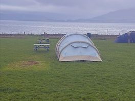 Views of the water from the campsite