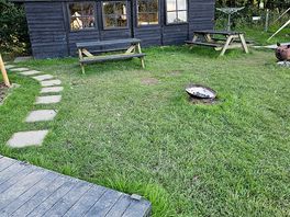 Kitchen with camping stove