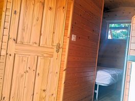 Inside the pod.