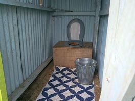 This is a composting loo not the main toilet facilities.