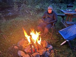 Chillin by the fire!