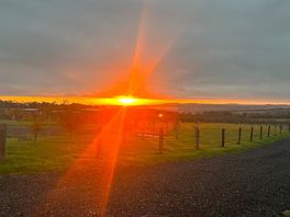 Sunrise in the morning
