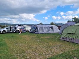 Good sized pitches. spare room even with the biggest tents