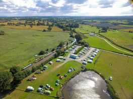 Camping areas shown