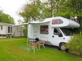 Hardstanding pitches with space for an awning