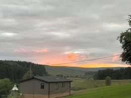 Sunset from the pitch