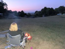 Evening on the site