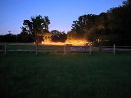 Lights around lake