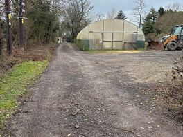 The track to access the pitches