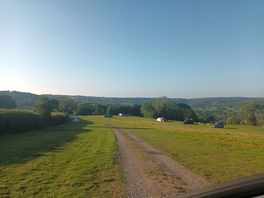 Entering campsite