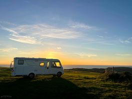 Sunset from site