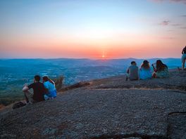 Watching the sun go down