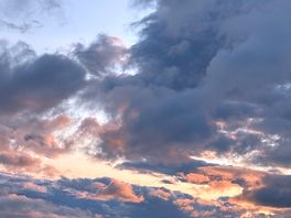 Beautiful sky in the evening.