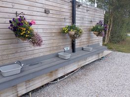 Washing up area