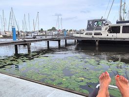 Relaxen am schwimmsteg