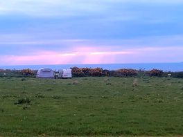 Sunset views from site