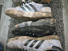 Damaged footwear