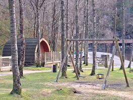 Outside the lodge