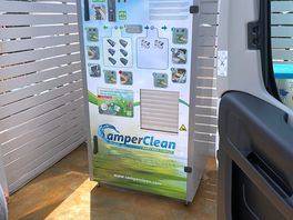 2 euros and this machine clears the toilet waste tank automatically !
