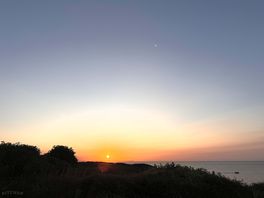 Sunrise from tent view