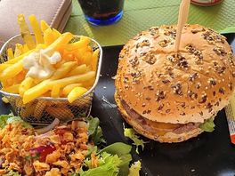 Heerkijk gegeten in het restaurant