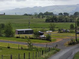 View from access road