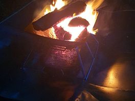 Quite time round the fire