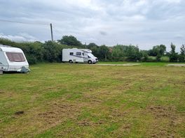 Motorhome pitches x 3 at the end of the field without ehu
