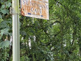 Ninians cave.