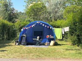 Great sized pitches and quite private.