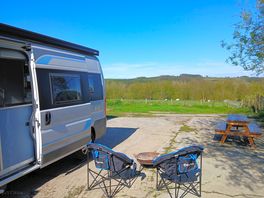 Hardstanding pitch for motorhomes and campervans