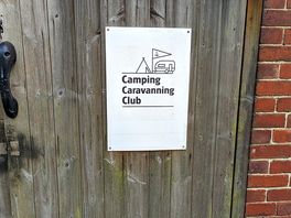 Dubious sign, caravan and camping club. i think not.