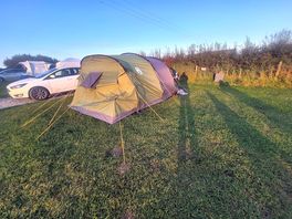 Tent set up