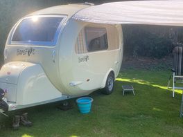 Muddy paws set up on site