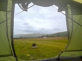 From our tent