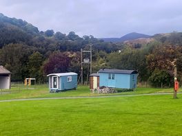 Two of the huts