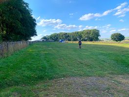 Returned from the cycle trail to an empty camping field late afternoon