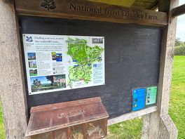 Notice board on site.