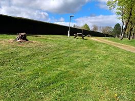 Clear peacefull space. no noise. church bell sounds lovely