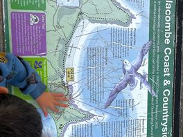 Woolacombe coast paths map