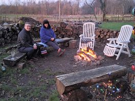 Great hosts. made a campfire for us. loved that.