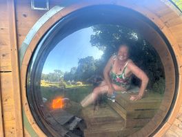 Need the sauna after the fresh swim