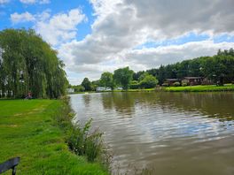 View of the fishing pool